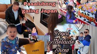 DADDY IS BACK!! MAY PASALUBONG PA! + NAGPUNTA KAMI SA ROYAL ADELAIDE SHOW | Thefewstertv