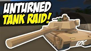 TANK RAID - Unturned Base Raid (Military Roleplay)