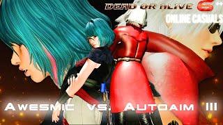 [DOA6++] Awesmic vs. Autoaim III; Online Casuals (PC/Steam)