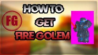 Roblox Arsenal How To Get The Cryptid Fire Golem Skin