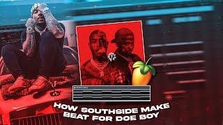 How Southside Make DARK Beats For Doe Boy + FREE DRUMKIT ! | FL Studio 20 Tutorial