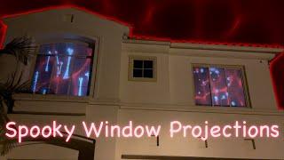 Halloween Projection Mapping - Spooky Window Projections