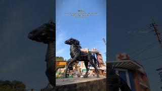 Horse sculpture art in bhavnagar road  #artartist #art #horse  #sculpture #trending