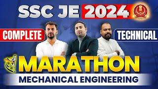 SSC JE 2024 Mechanical Engineering Marathon | Complete Technical SSC JE Mechanical Complete Revision