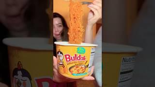 Trying cheese flavored spicy ramen  #mukbang #vlog #friends #noodles #ramen #shortsvideo #viral