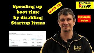 076: Quick Tip: Speeding up boot time by disabling Startup Items