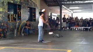 Alec fire twirling