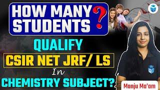 How Many Students Qualify in CSIR NET JRF/LS in Chemistry Subject? Manju Mam