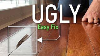 EASY Wood Floor repair | Quick & DIY