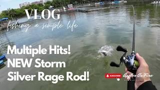 Vlog 33: Testing Rapala Southeast Asia's NEW Storm Silver Rage Rod @ D'Best Kelong Pond!