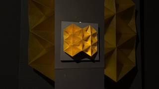 Origami; Triangles-mini(Gold)