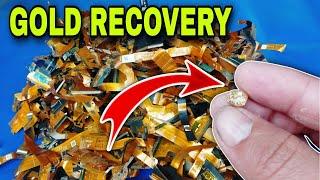 How to Gold Recovery From Flexible Ribbon Cables in Hindi/Gold Recovery From Mobile Phone Wire #gold