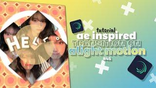 ae inspired transition on alight motion #46 || alight motion tutorial