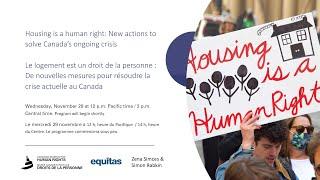 Housing is a human right: New actions to solve Canada’s ongoing crisis