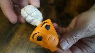 How to make a brain and head from plasticine ?