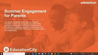 Summer Engagement with EducationCity for Parents