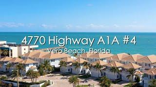 Stunning Oceanfront Townhome | Luxury Real Estate | Vero Beach, Florida