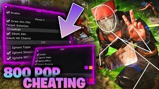 POV: Rust Cheater using the BEST Cheats on Rustoria 800 POP