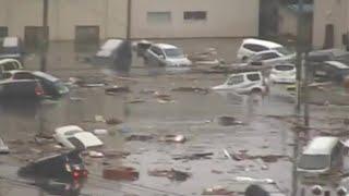 2011 Japan Tsunami - Shiogama City. (Full Footage)