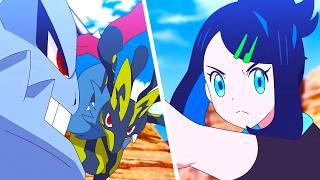 Liko, Roy and Ult vs Steelix - Full Battle | Pokemon AMV
