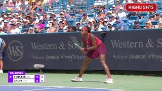 Cincinnati 2023 : Iga Swiatek vs Coco Gauff Highlights  WESTERN & SOUTHERN OPEN 2023 