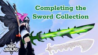 Completing the Sword Collection with Slime and Bone Swords (High Realms, Roblox)