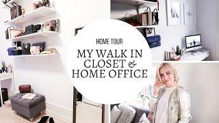 WALK IN CLOSET & HOME OFFICE TOUR I KAJA-MARIE