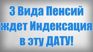 3 Вида Пенсий ждет Индексация в эту ДАТУ