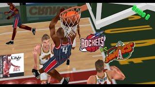 Rockets vs Sonics-NBA Live 98-Ps1-Regular Season