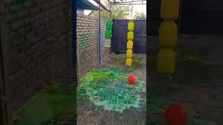 colourful water bottle experiment  #shortstime #experimnent #satisfying #shorts