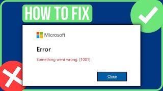 [FIXED] MICROSOFT OUTLOOK ERROR 1001 WINDOWS (2024) | Fix Outlook Something Went Wrong 1001