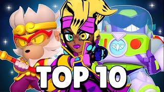 Top 10 Easiest MAX TIERS In Brawl Stars (After Update)