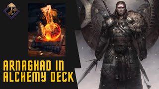 GWENT PRO RANK | HOW GOOD IS ARNAGHAD ON ALCHEMY DECK 9.6 ?? | BATTLE TRANCE GAMEPLAY