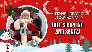 #christmastree Shopping and Enid Meets Santa! Vlogmas Day 9!