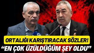 Rıza Çalımbay'dan Samet Aybaba'ya ortalığı karıştıracak sözler!  "En çok üzüldüğüm şey oldu"