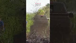 X Man Mega Truck enters No Mans Land at Plant Bamboo
