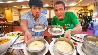 Head-Sized DUMPLINGS!!  Chinese FOOD TOUR with Mike Chen!!