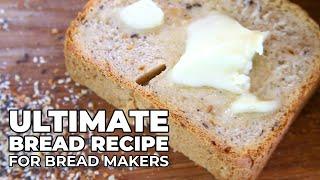 EASY ULTIMATE Best Bread Recipe for Automatic Bread Machine | Everything Bagel Spice