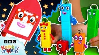 Numberblocks Mission HQ - Ep 1/5 | Full Episode - Hide & Seek, Slide Adventure & Space Flights 