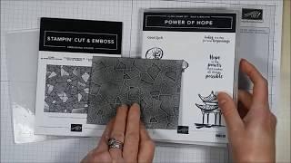 How to get great results with the Stone 3D Embossing Folder