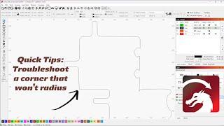 LightBurn Quick Tip: Why can't I radius this corner?