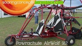 Powrachute, Powrachute Airwolf 912 powered parachute, Powrachute LSA, Soaring Concepts Aerospace