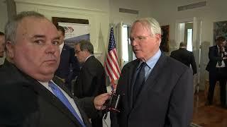 Aleksandar Zigic interviews U.S. Ambassador to Serbia Christopher Hill