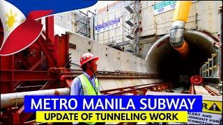 Metro Manila Subway Project Updates of Tunneling Works