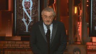 Robert De Niro uses profanity to denounce Trump at Tony Awards