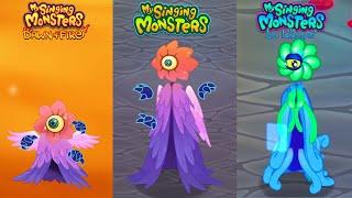 ALL Dawn of Fire Vs My Singing Monsters Vs The Lost Landscapes Redesign Comparisons ~ MSM