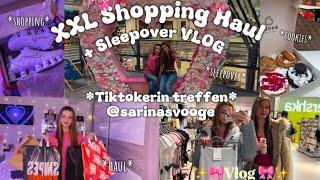 XXL shopping Haul + Vlog mit Tiktokerin @Sarinasvooge  *sleepover * | *haul* |  *vlog*