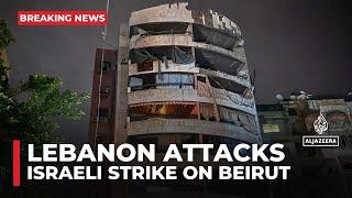 At least three killed in Israeli attack on Beirut’s Dahiyeh