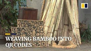 Chinese bamboo-weaving master makes unique QR codes