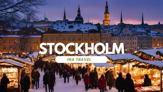 Stockholm Christmas Cozy Walk – A Magical Holiday Stroll in Sweden 4K